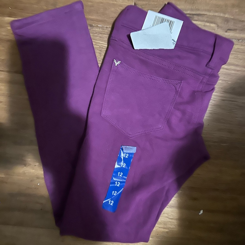 Vigoss Girls Adjustable Waistband Pants New With Tags Size 12